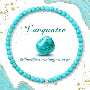 4mm Beaded Bracelets Healing Crystal Bracelet for Women Men Natural